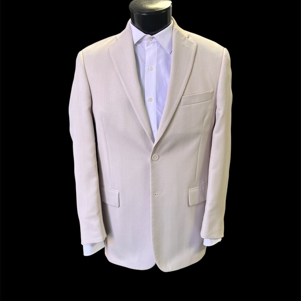 Men's Tan Destination Suit Jacket- USED - Easy Care, Prom, Gala, Formal